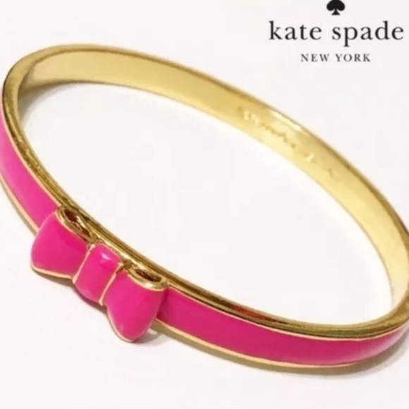 kate spade Jewelry - Kate Spade Pink Take a Bow Bracelet with dustbag NWOT